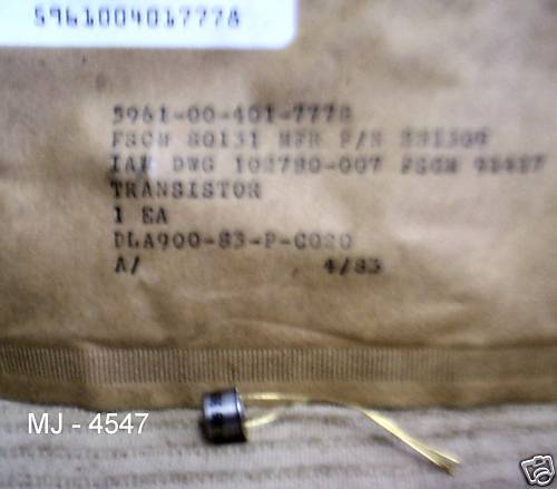 Texas Instruments Inc. - Transistor - P/N: 2N1309 (NOS)