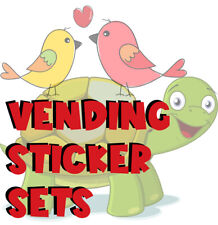 Vintage Vending Sticker Sets - Complete Sets - RARE OOP RETIRED Decals Cards picture