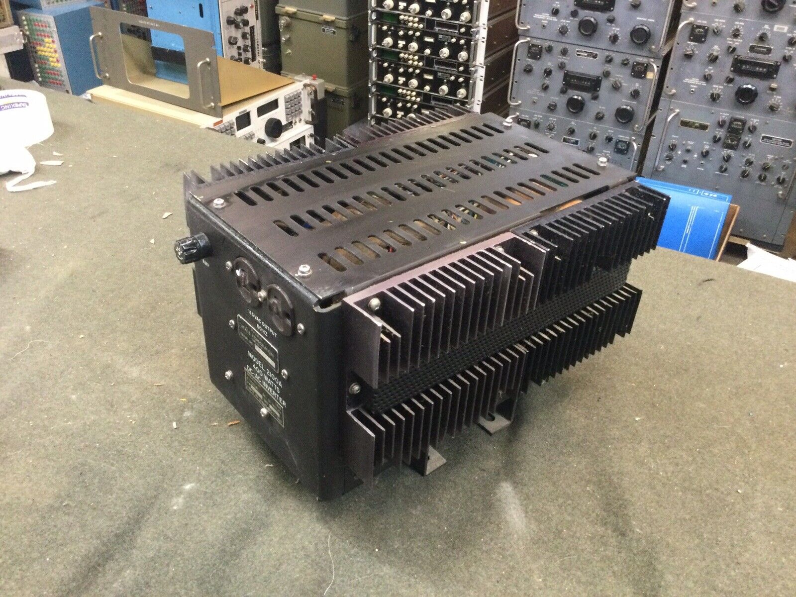Military Radio Dc To Ac Power Inverter 400w 28vdc To 115vac  Grc  Working
