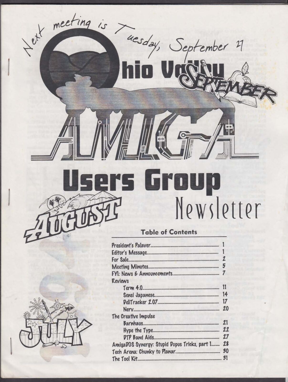 Ohio Valley Amiga Users Group Newsletter 8 1994: Barnhaus AmigaDOS ++