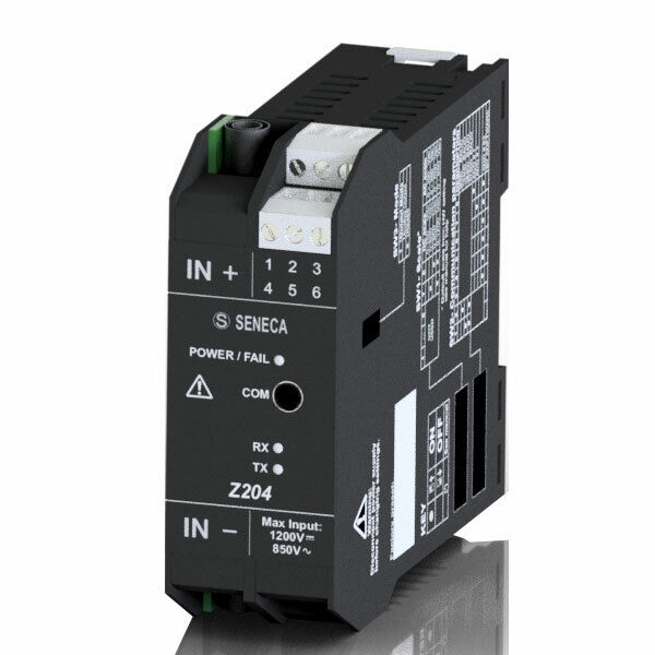 Z204-1, AC/DC voltage to DC current/voltage converter with ModBUS interface.