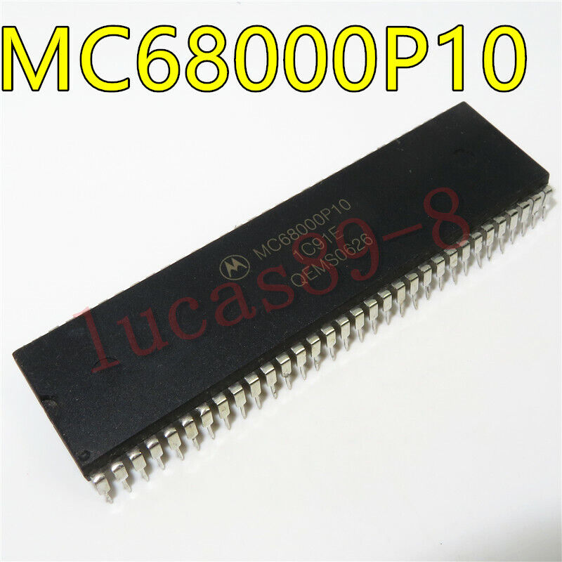 1PCS MC68000P10 Motorola 68000 VINTAGE MPU DIP64
