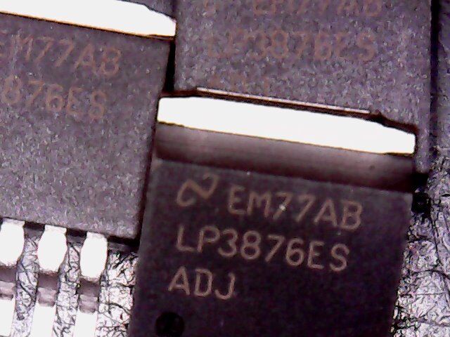 National Semiconductor LP3876ES-ADJ [Qty 3] ...(C13B4)