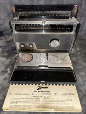 ROYAL 1000 Zenith all transistor trans- oceanic radio Works Needs Service picture