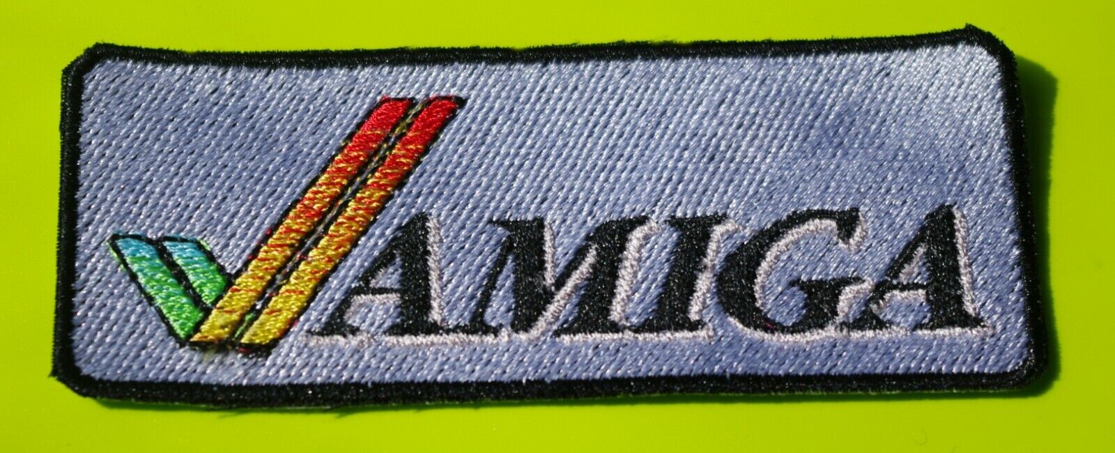 Amiga Logo custom embroidered patch. Original Design by Alleykat.