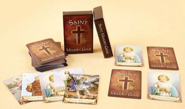 Pack of 54 Saint Memory Card Game