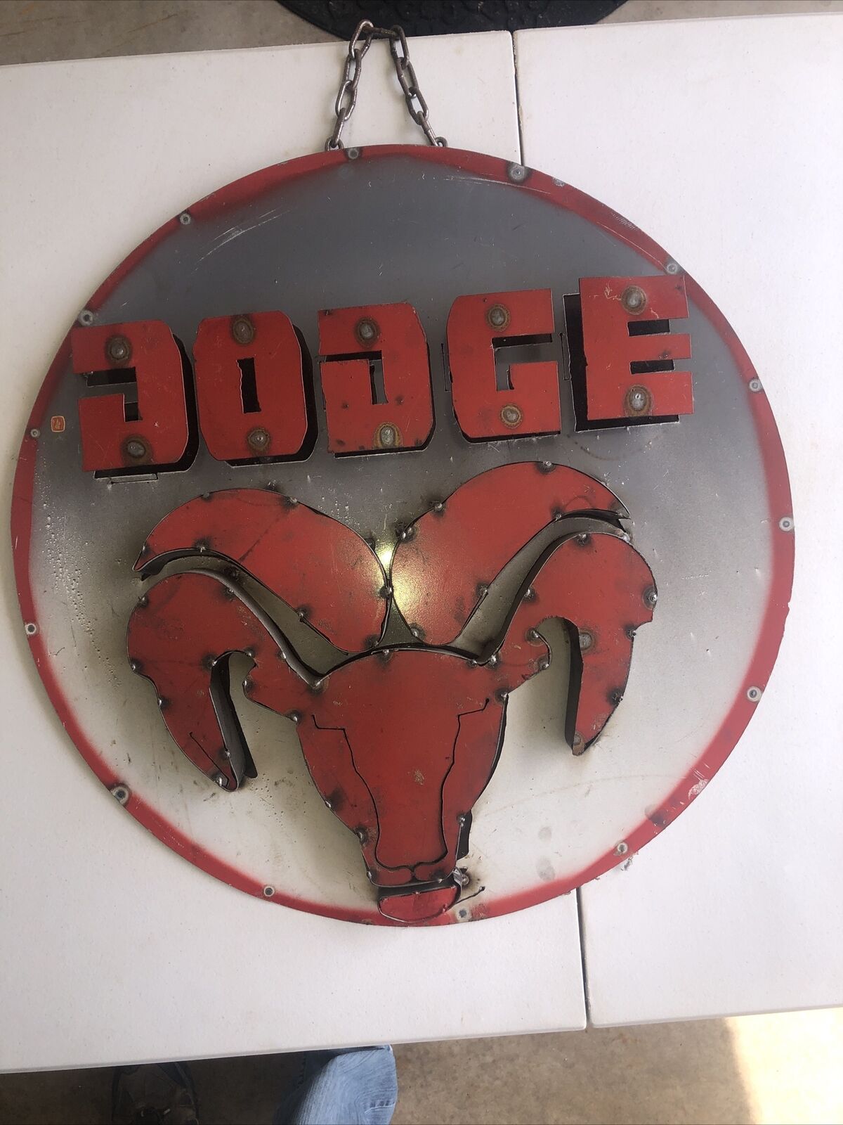 Dodge Ram Man Cave, Garage Sign