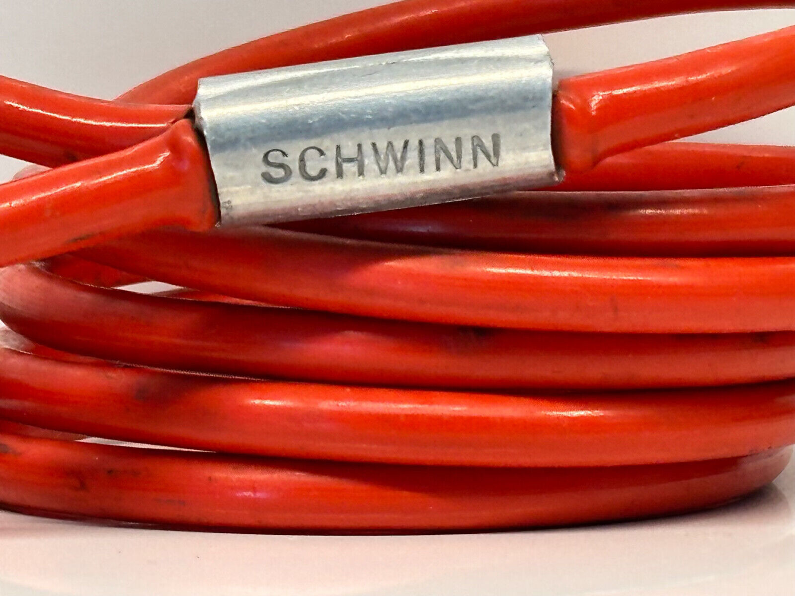 Schwinn Approved Cable Lock, Orange, 6 Feet, Coiled, Sting-Ray Manta-Ray Varsity
