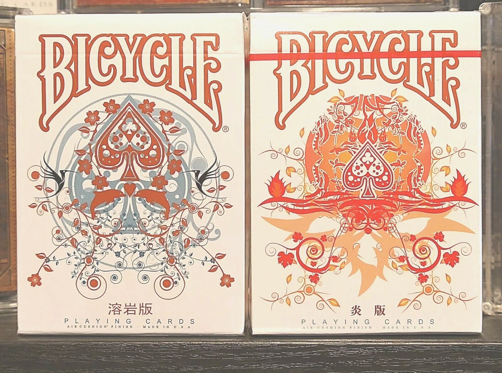 Bicycle Transducer Fire + Lava Edition Playing Card Deck Set New Sealed