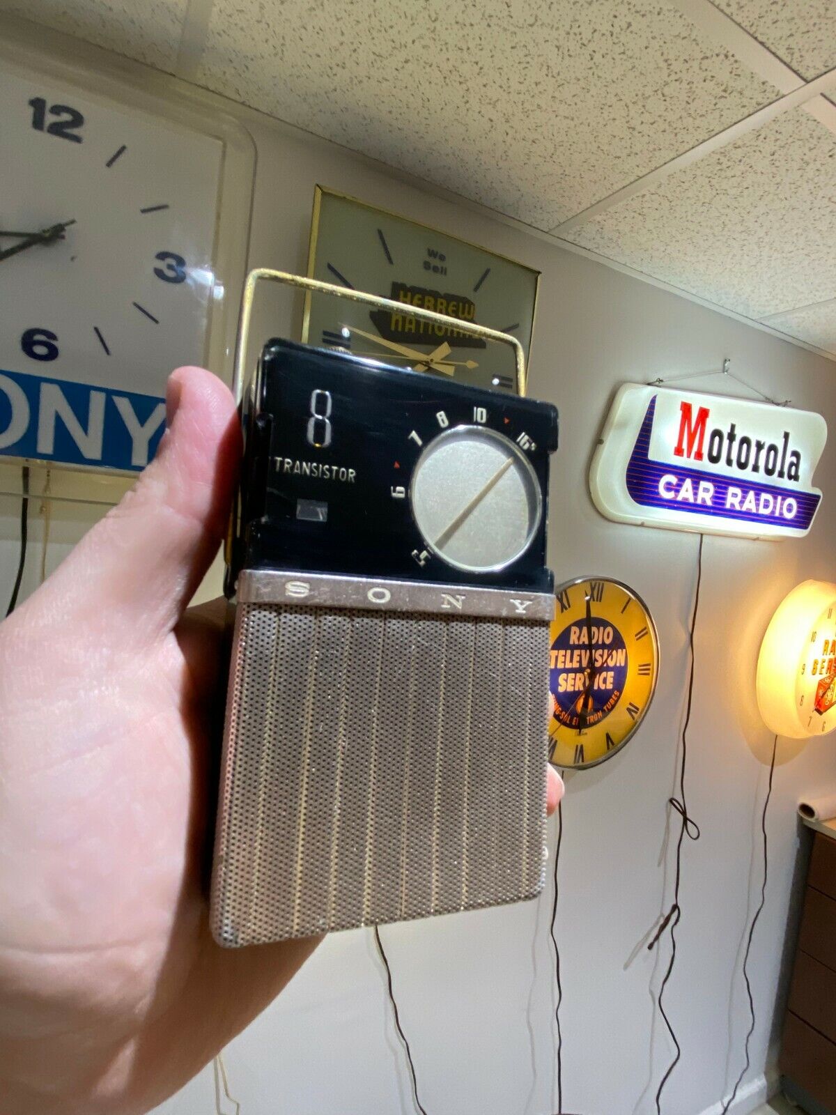  1958 SONY TR-86 IN BLACK TRANSISTOR RADIO LOW PRICE SPRING SALE SEE OTHERS