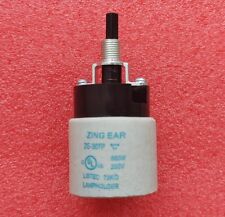 ZE-307P Turn Knob Rotary Bulb Lamp Socket Replacement Switch E26 E27 - On Off picture