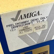 PRELIMINARY DEALER DEMO Disk GRAPHICRAFT V1.0 COMMODORE AMIGA Computers 1985 picture