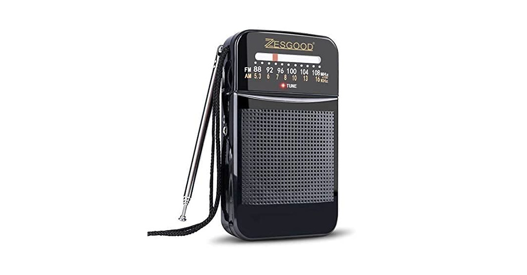 Portable Radio FM AM Transistor Compact Pocket Battery Powered Camping HD Sound