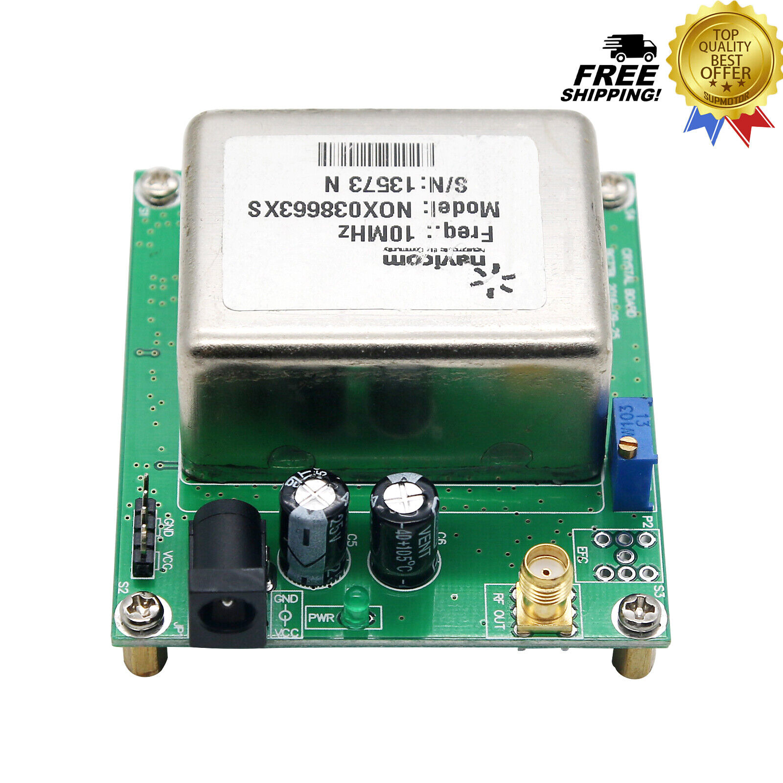 Brand New 10MHz OCXO Crystal Oscillator Frequency Reference with Board