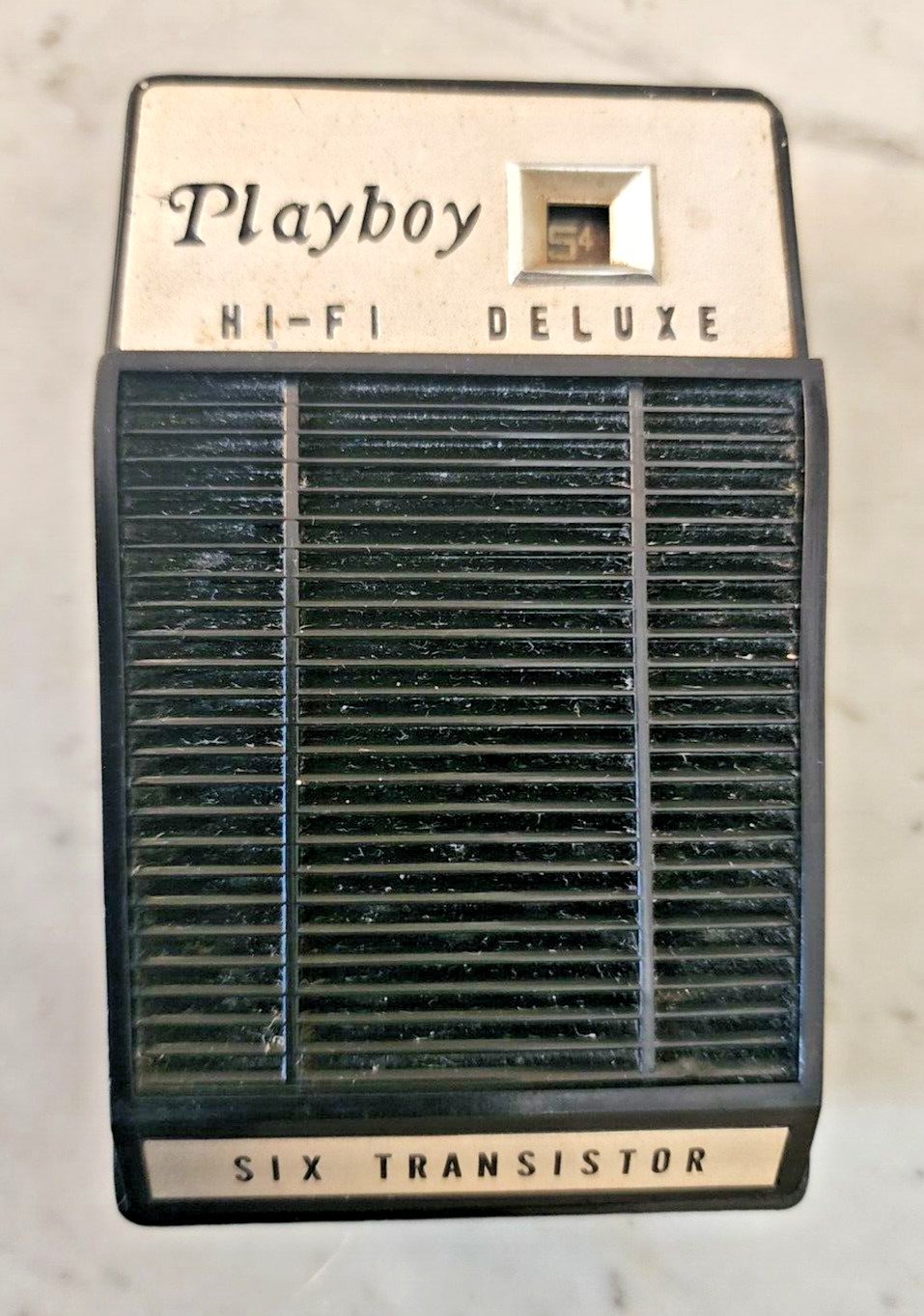 Vintage Hi-Fi Deluxe Playboy Black Pocket Radio 6 Transistor American RYUKYUS