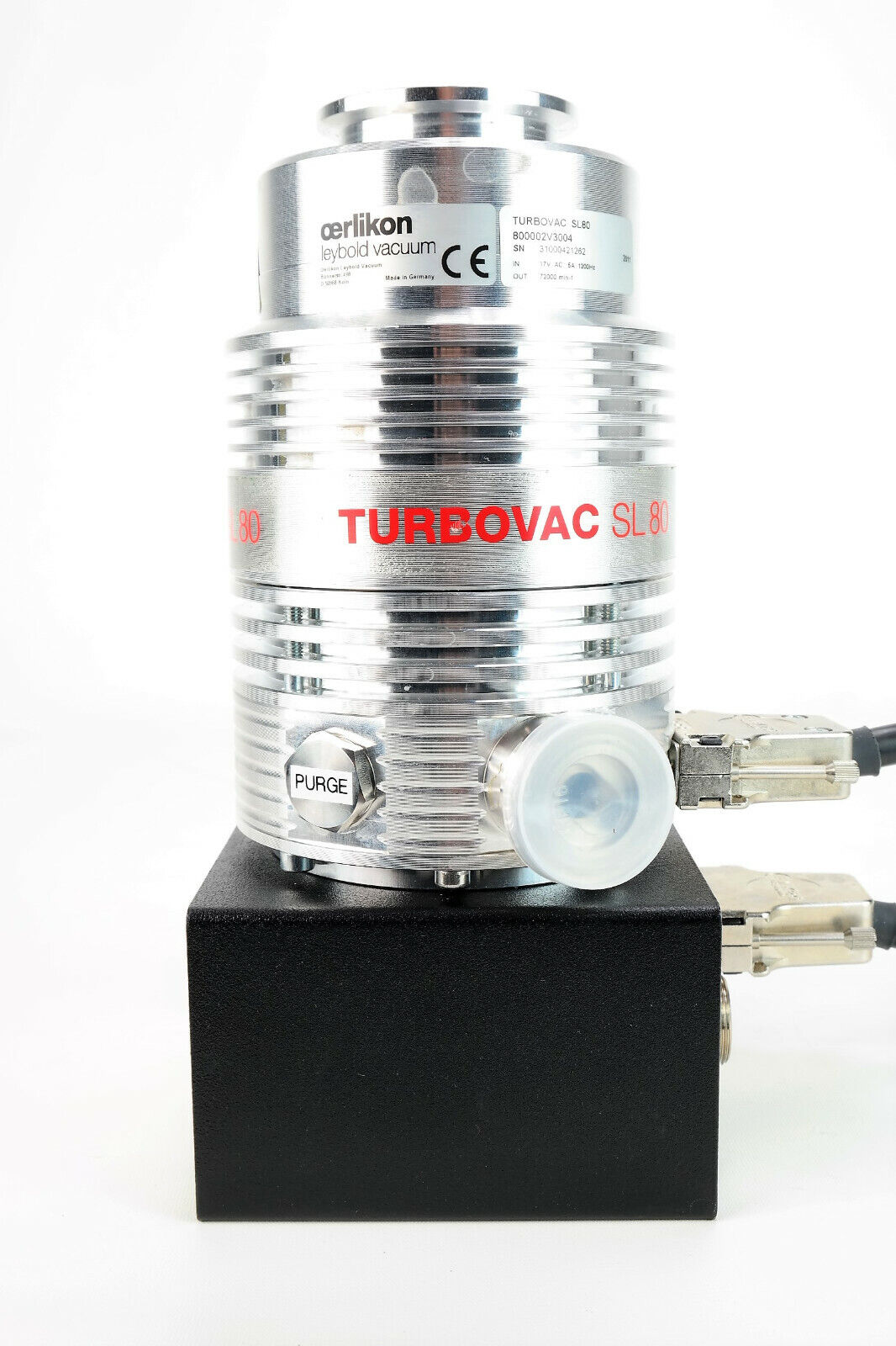 Oerlikon Leybold Turbovac SL80 Turbomolekular-Vakuumpumpe, 800002V3004, Pump