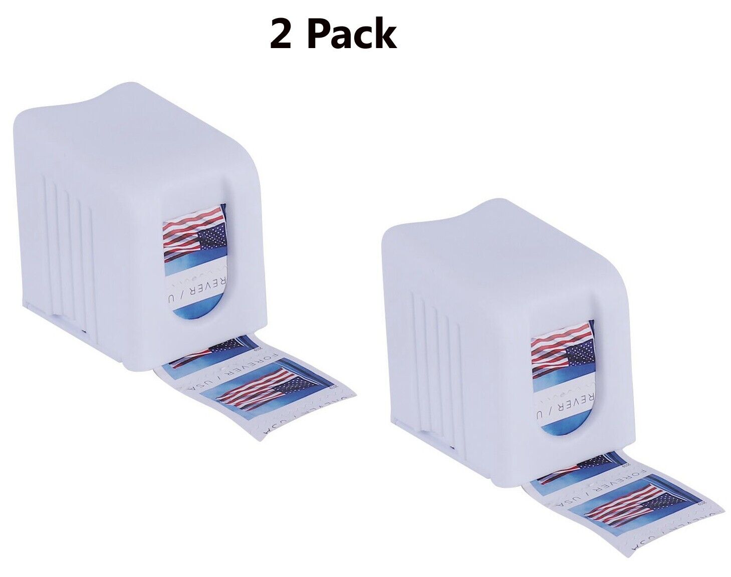 2 Pack - Stamp Roll Dispensers for coil of 100 Forever Stamps