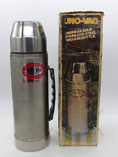 UNO-VAC Unbreakable Stainless Steel Thermos Vacuum Bottle Quart Size picture