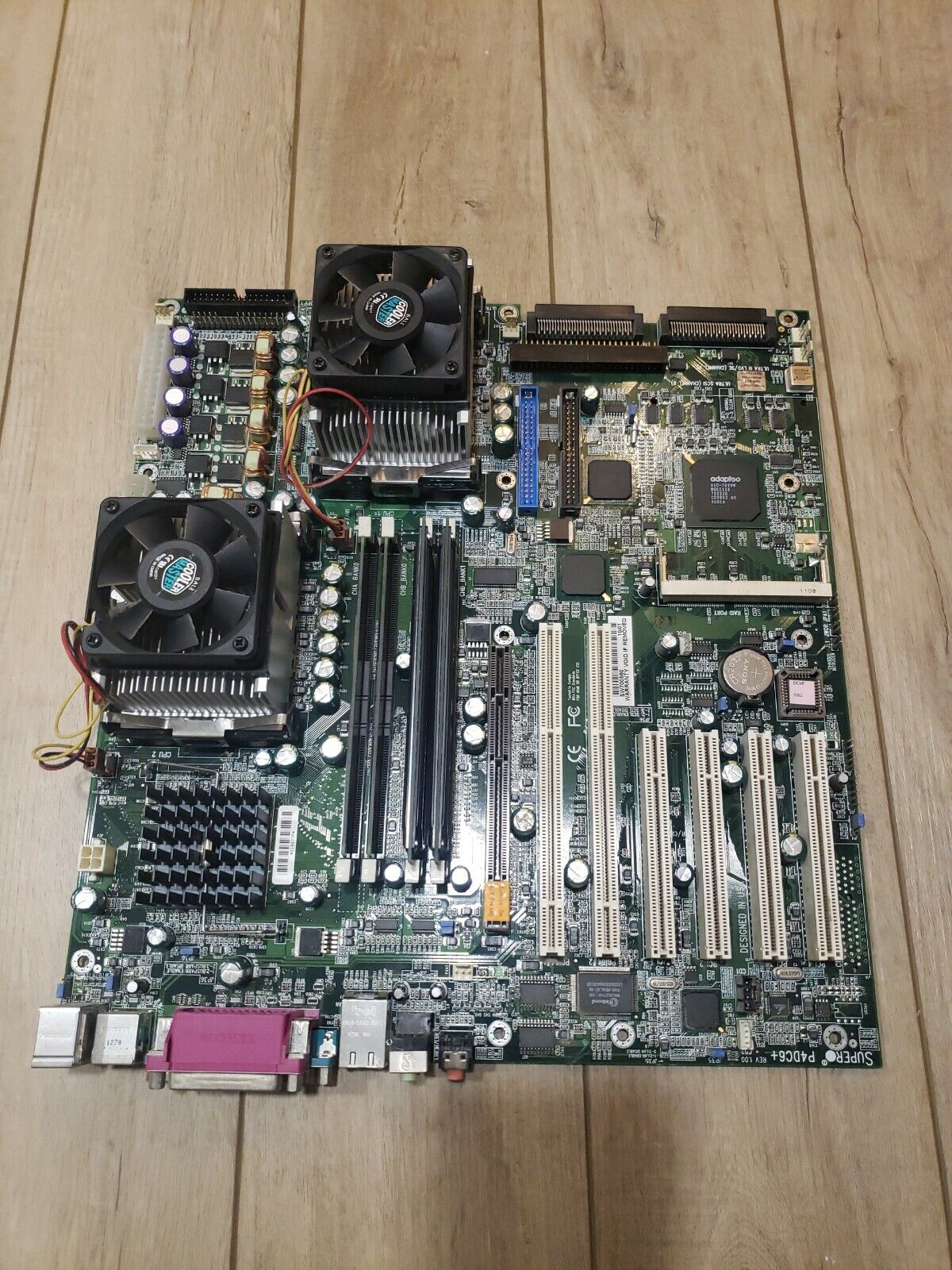 Used   Supermicro SUPER P4DC6+  SCSI RAID w/ dual Xeon processors and 1GB Ram