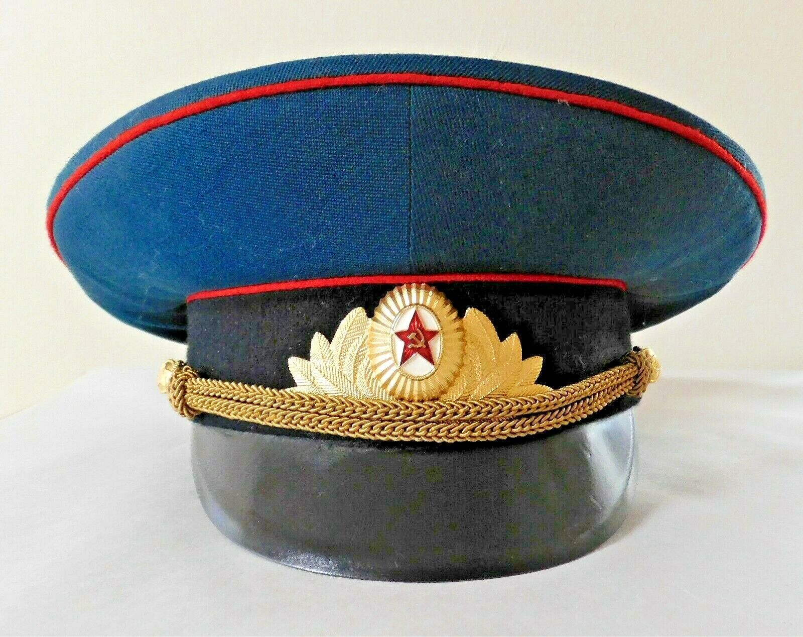 Russian Railroad Train Conductors Cap Hat - Size 57 - NEW