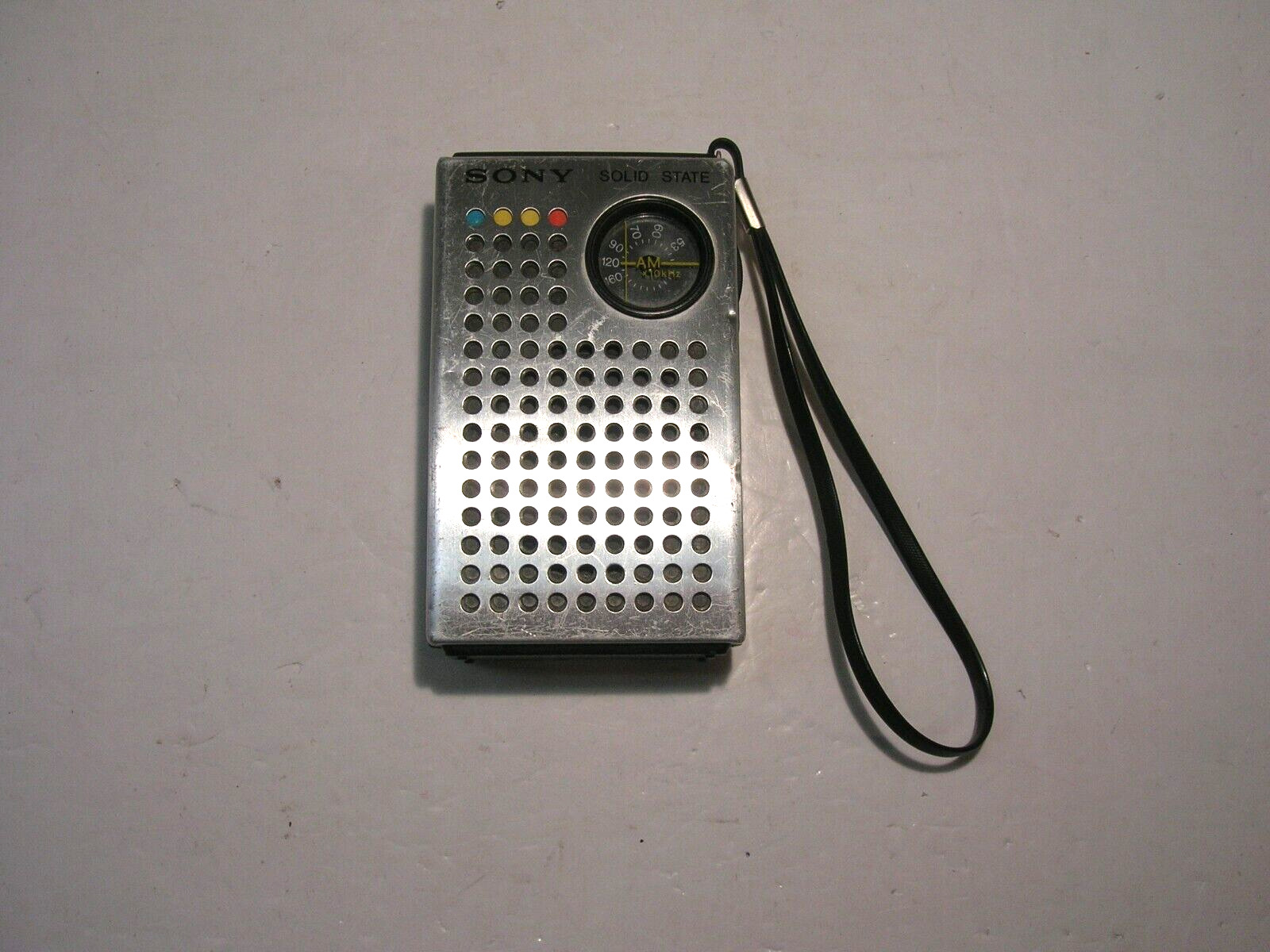 Vintage Sony TR-4100 Solid State Transistor AM Radio Works 