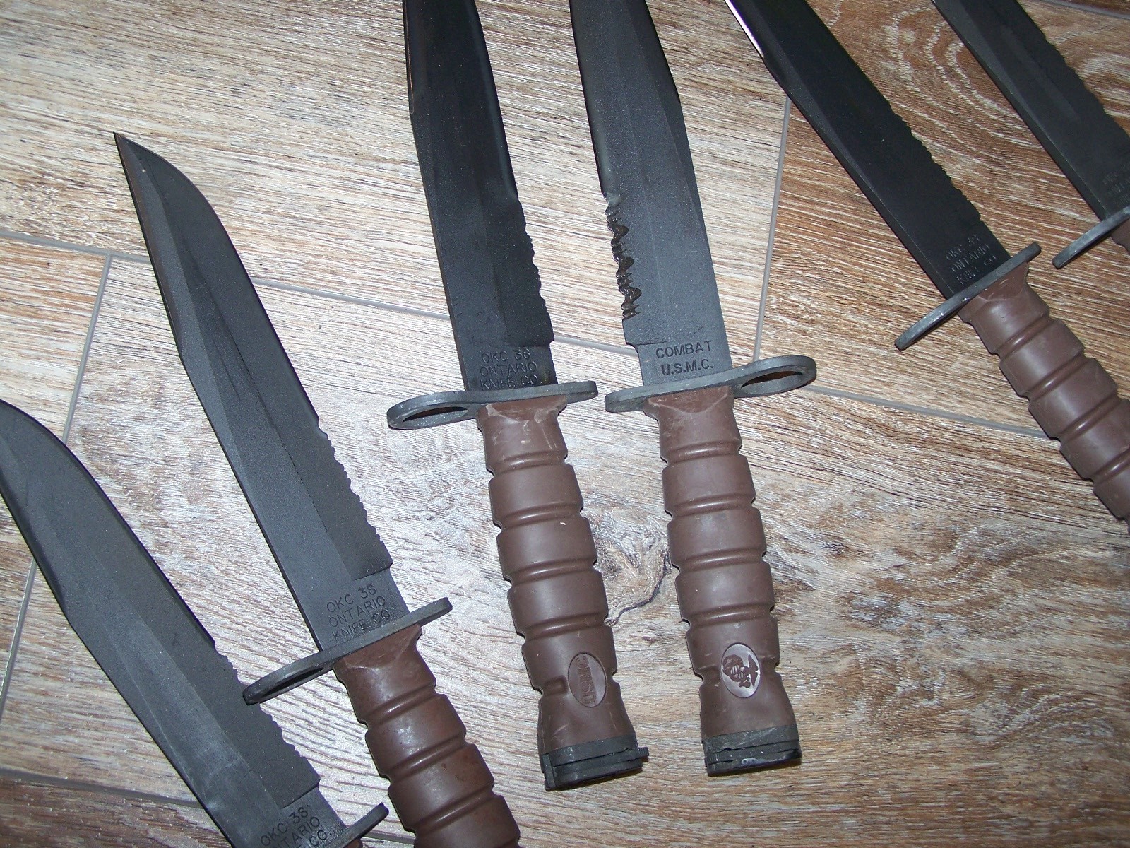 Vintage Knife OKC-3S OKC3S GENUINE USMC Ontario Knife Co + OKC Sheath USA Vintage Knife OKC-3S OKC3S GENUINE USMC Ontario Knife Co + OKC Sheath USA