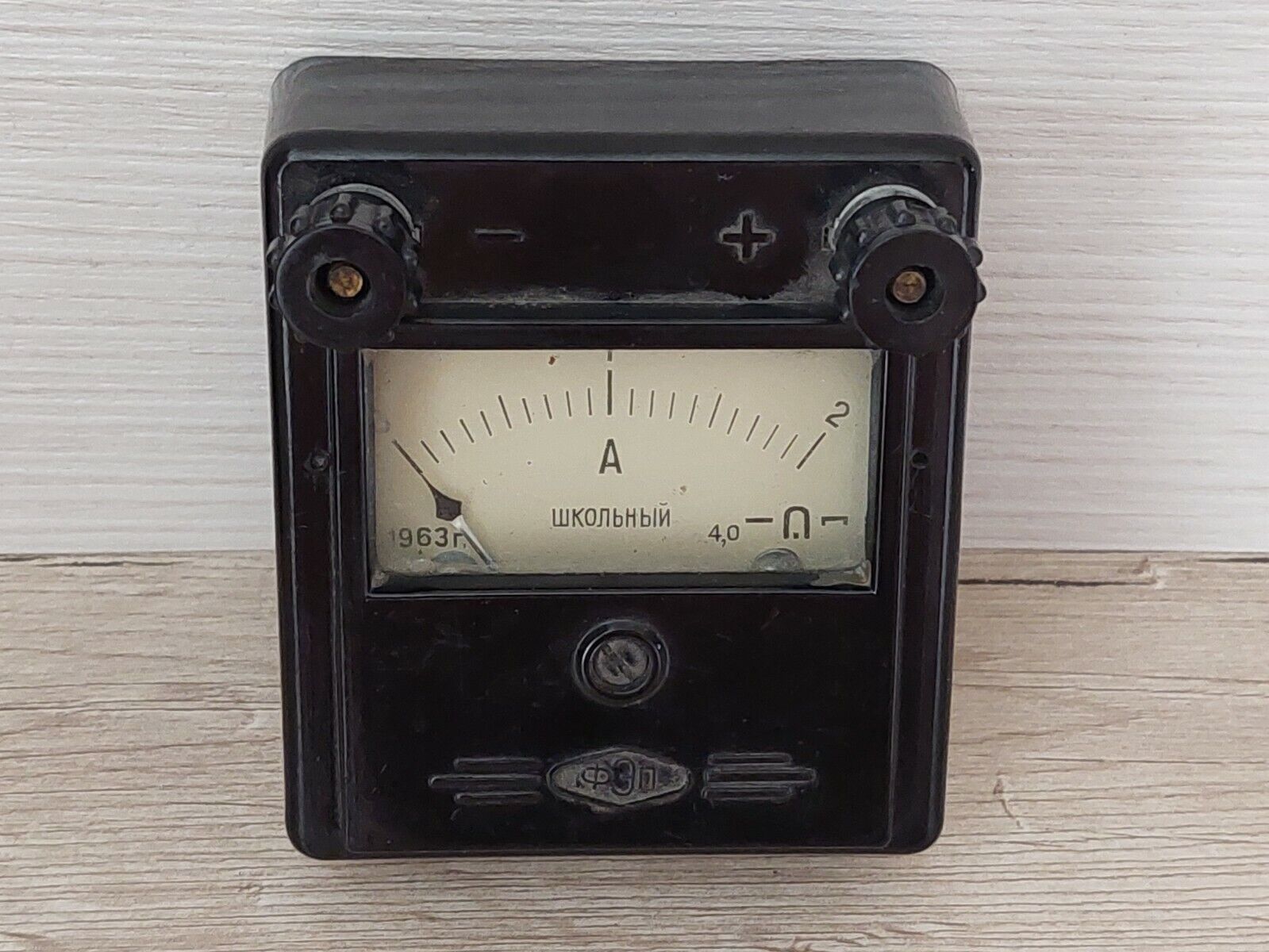 Soviet Vintage Ammeter 1963 . USSR Original Bakelite body