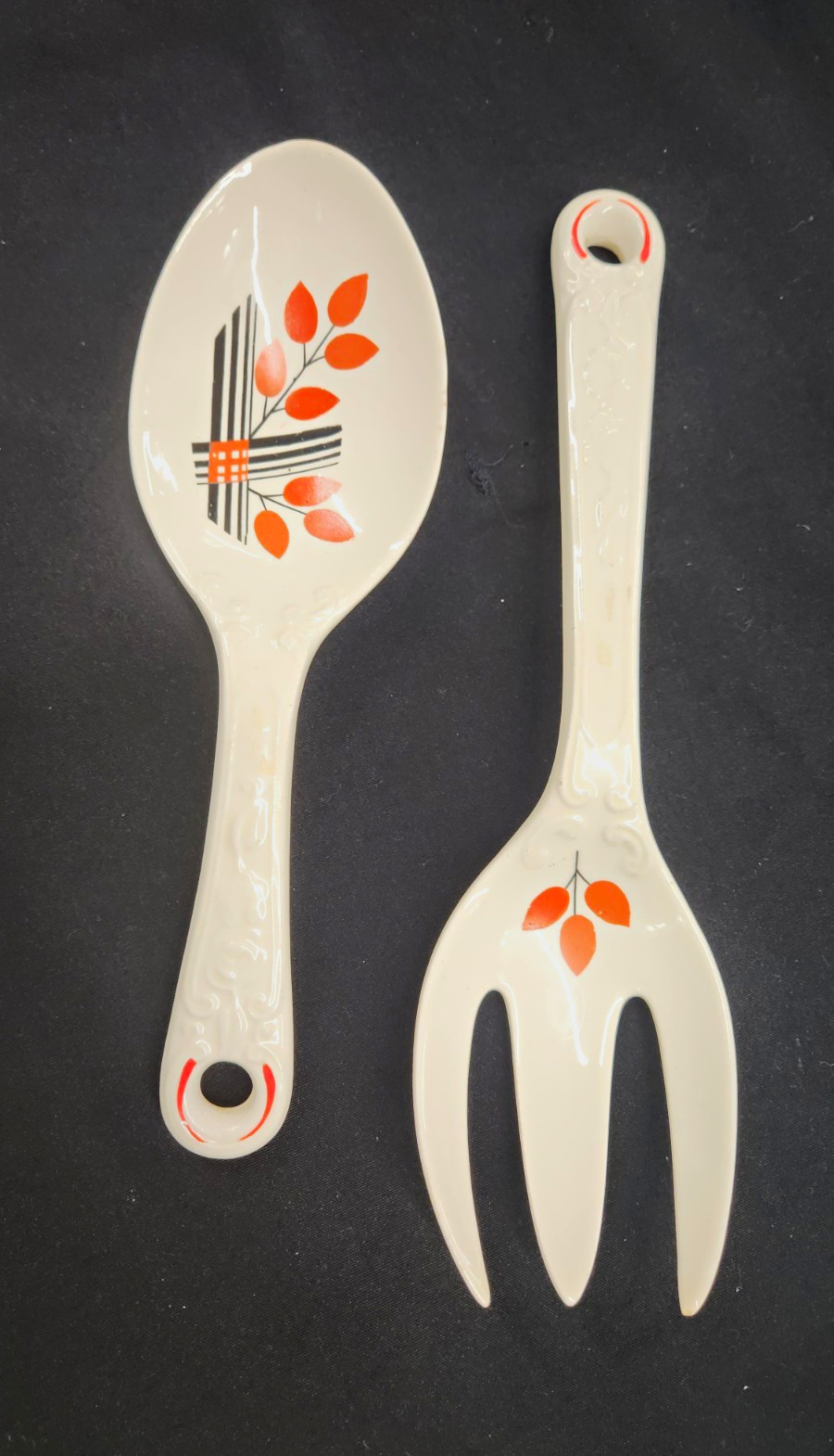 Deco Leaf Server Set - Homer Laughlin Deco Leaf Server Set - Homer Laughlin