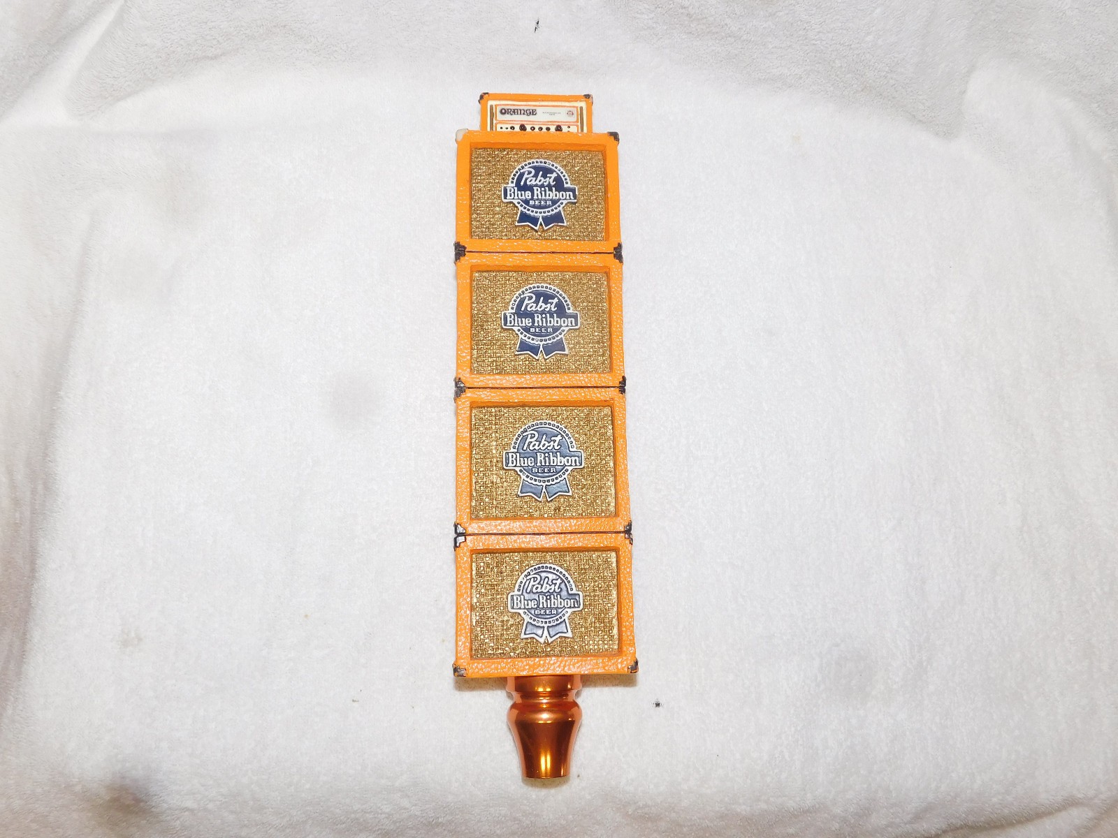 Extremely RARE Pabst Blue Ribbon x Orange Amps / Amplifier Tap Handle Extremely RARE Pabst Blue Ribbon x Orange Amps / Amplifier Tap Handle