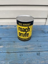 Vintage Roach Prufe 1lb Odorless Powder Can Copper Brite Discontinued Unopened picture