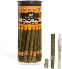 King Palm Flavor Mini Size (20 Pack), Natural Slow Burning Pre-Rolled Honey Pot picture