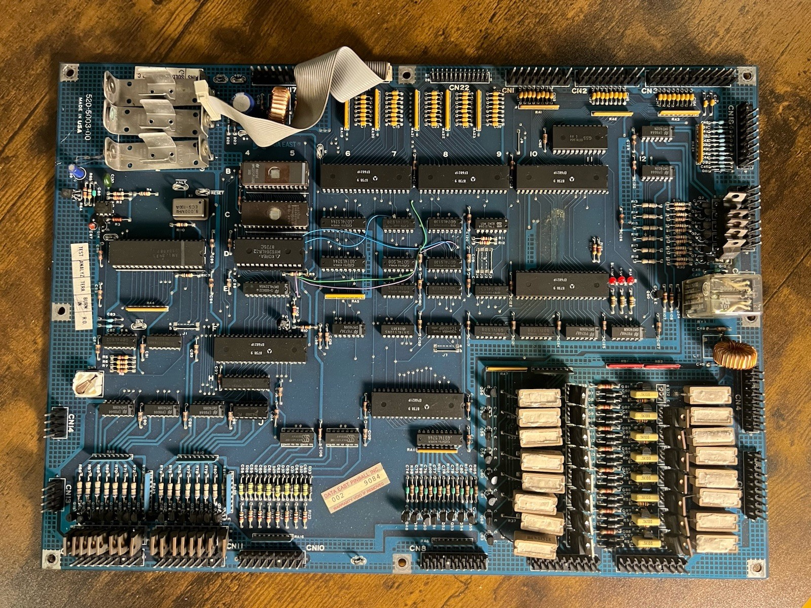 NOS Data East 520-5003-00 CPU MPU Board Pinball Original Vintage Untested NOS Data East 520-5003-00 CPU MPU Board Pinball Original Vintage Untested