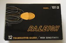 Vintage Raleigh 12 Transistor Radio 1212 Japan 1965 Box Only picture