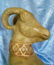 Vintage Large Ram Goat Sculpture Statue 14