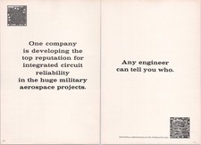 Motorola Semiconductor 2pg Magazine Print Ad Integrated Circuit Aerospace 1968 picture