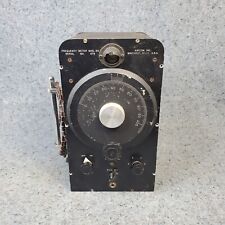 AIRCOM INC Vintage 1940's WWII Era Crystal Radio Frequency Meter Model S4 As-Is picture
