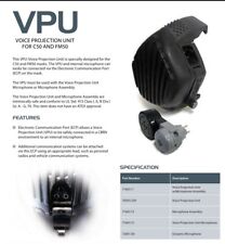 M50 C50 GAS MASK AUDIO AMPLIFIER VPU Voice Projection Unit SPEAKER and microphon picture