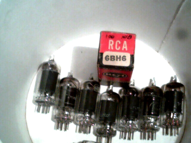 Vacuum Tube lot of 9ea  6BH6  1NIB RCA  tstd  VG amp radio amplifier ham