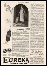 1922 Eureka Vacuum Cleaner Company Model No. 9 Detroit MIchigan Vintage Print Ad picture