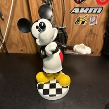 Disney Mickey Mouse Waiter Server Butler Holding Statue 13.5 tall Missing Plate  picture