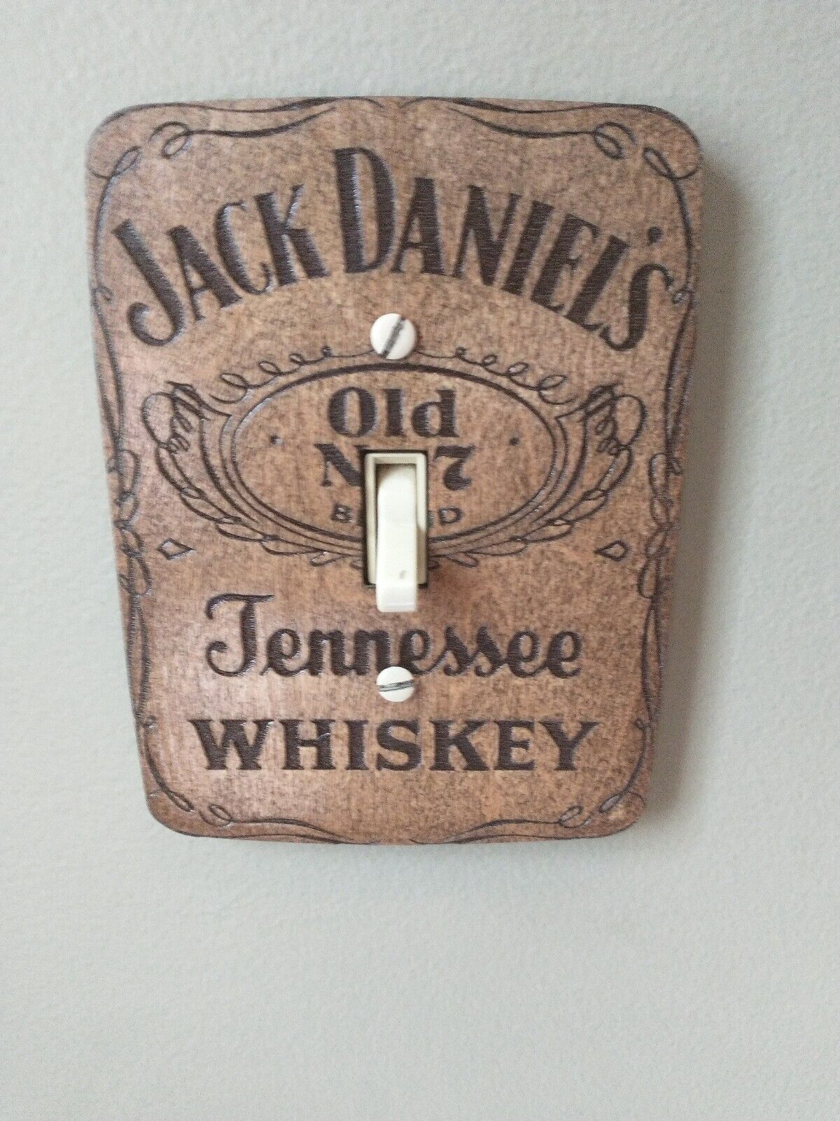 Jack Daniels Light Switch Cover