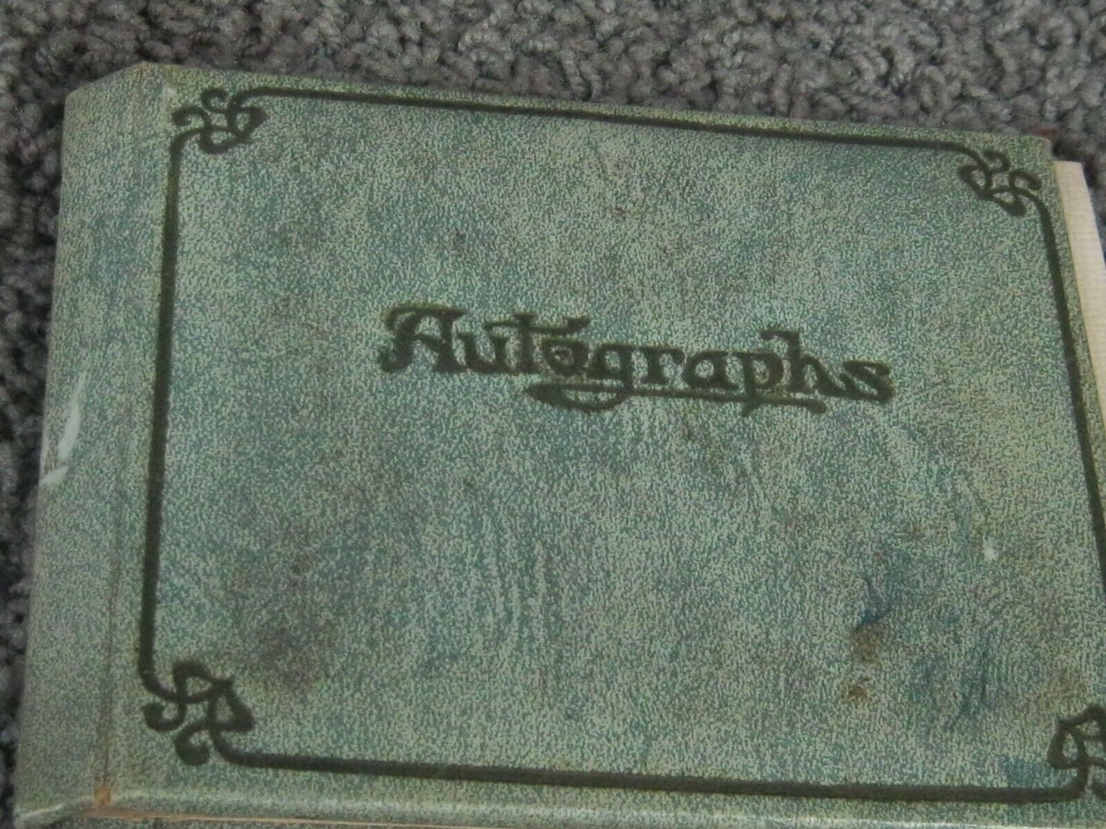 EIGHT different school autograph/memory books: 1910-1950