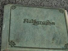 EIGHT different school autograph/memory books: 1910-1950 picture