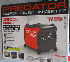 Predator 3500W Super Quiet Gas-Powered Inverter Generator w/ Wheels 59137 NEW picture