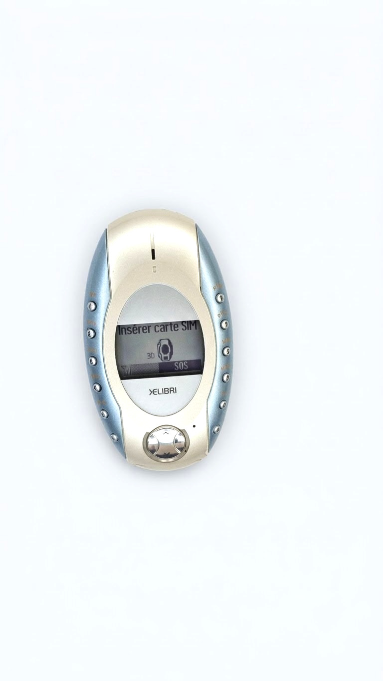 Siemens Xelibri X2 Vintage Retro Fashion Phone GSM Blue Silver - Powers On