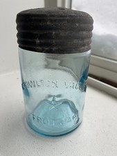 ***AWESOME*** Pint Knowlton Vacuum Star Mason Fruit Jar ***MINT*** picture