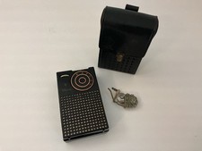 VINTAGE REGENCY TR-1 Transistor Radio - Black - UN-TESTED with Original Earphone picture