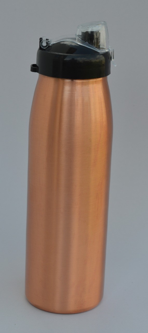 750 ML New Copper sipper bottle Water storage for Ayurveda Health Benefit vessel 750 ML New Copper sipper bottle Water storage for Ayurveda Health Benefit vessel