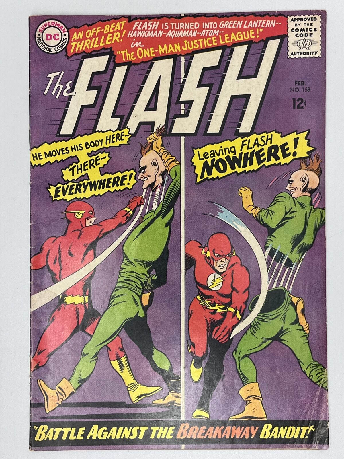 Flash #158 (1966) in 4.5 Very Good+
