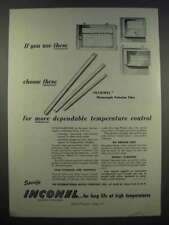 1946 Inconel Thermocouple Protection Tubes Ad picture